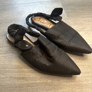 Sam Edelman Rivers Women's Black Pointed Toe Flats Z1927* Size 8